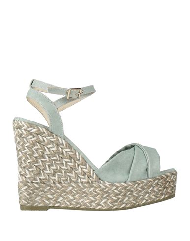 Espadrilles Woman  Sage Green Size 10 Textile Fibers In Animal Print