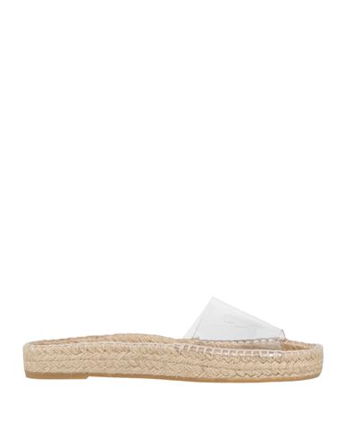 Paloma Barceló Woman Espadrilles Transparent Size 8 Pvc - Polyvinyl Chloride In Transparent