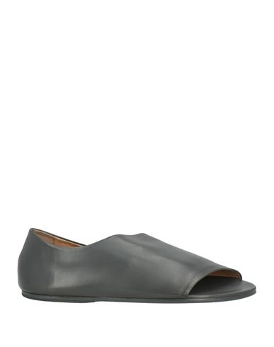 Marsèll Man Sandals Charcoal Size 8.5 Calfskin In Gray