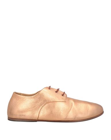 Marsèll Man Lace-up Shoes Copper Size 9 Calfskin In Metallic
