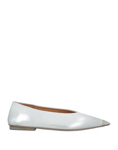 Marsèll Woman Ballet Flats White Size 7.5 Calfskin