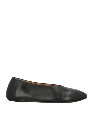 Marsèll Woman Ballet Flats Black Size 8 Calfskin
