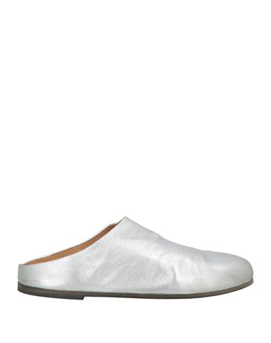 Marsèll Woman Mules & Clogs Silver Size 8 Leather In White