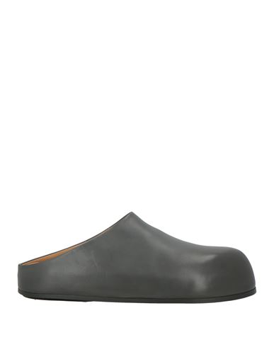 Marsèll Woman Mules & Clogs Charcoal Size 10 Calfskin In Black