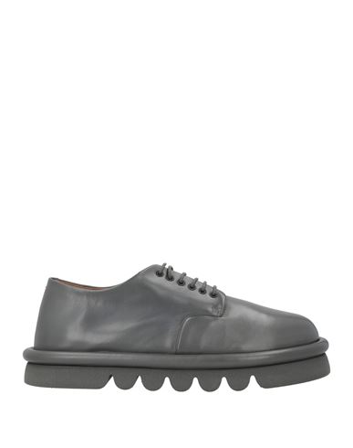 Marsèll Man Lace-up Shoes Charcoal Size 12 Calfskin In Gray