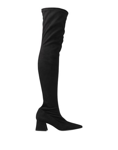 Pollini Woman Boot Black Size 7 Polyester