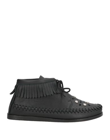 Isabel Marant Felsa Fringed Embellished Leather Ankle Boots In Black