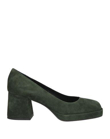 Noa A. Woman Pumps Dark Green Size 6 Leather