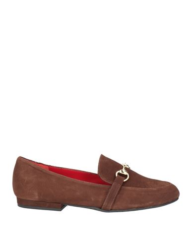 Cristina Millotti Woman Loafers Chocolate Brown Size 11 Leather