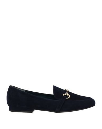 Cristina Millotti Woman Loafers Midnight Blue Size 11 Leather