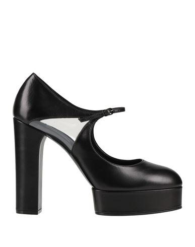 Agl Attilio Giusti Leombruni Agl Woman Pumps Black Size 8 Leather, Synthetisches Material In Black