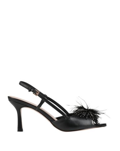 Tosca Blu Woman Sandals Black Size 8 Leather In Black