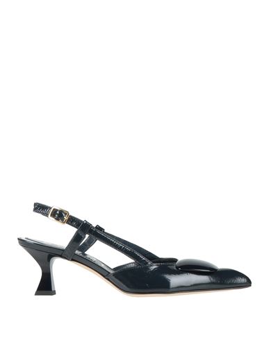 Bruglia Woman Pumps Midnight Blue Size 6.5 Leather