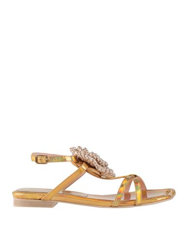 Sandalias Mujer Oro 36,37,38,39,40 Mujer