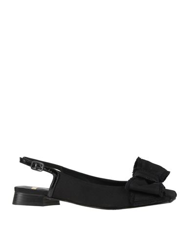 Ras Woman Ballet Flats Black Size 8 Textile Fibers