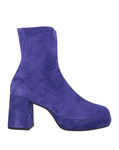 Noa A. Woman Ankle Boots Purple Size 7 Leather