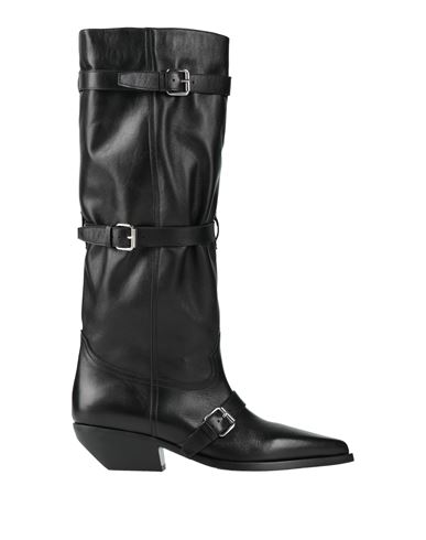 Elena Iachi Woman Boot Black Size 7 Leather