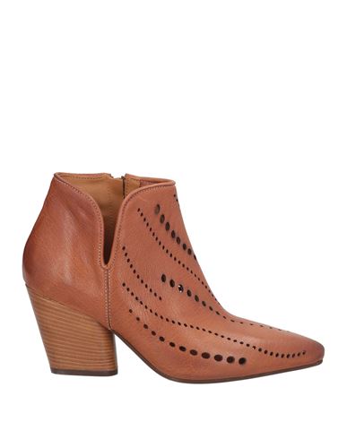 Mat:20 Woman Ankle Boots Brown Size 8 Leather