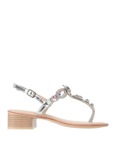 Zehentrenner Damen Silber 35,36 Damen