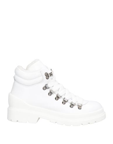 Bogner Woman Ankle Boots White Size 7 Leather