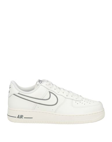 Nike Air Force 1 '07 Man Sneakers White Size 8 Leather
