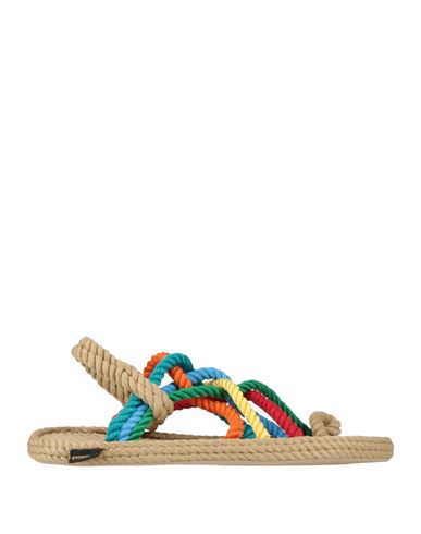 Bohonomad Woman Espadrilles Red Size 7 Textile Fibers