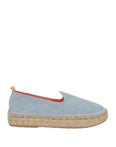 Abarca Woman Espadrilles Sky Blue Size 5 Leather