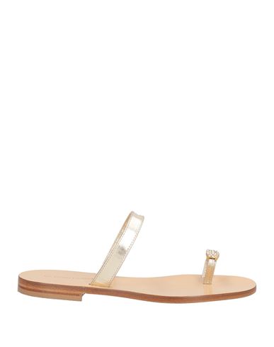 Sandalias de dedo Mujer Oro 36,38 Mujer