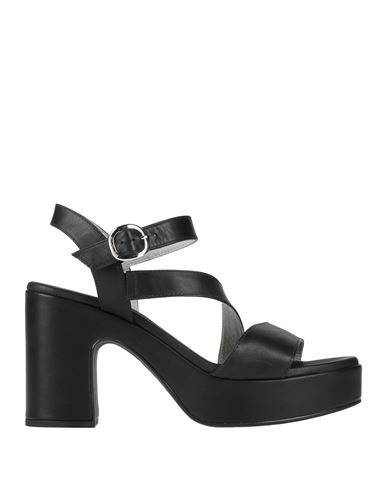 Nero Giardini Woman Sandals Black Size 10 Leather