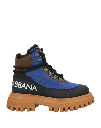 Dolce & Gabbana Babies'  Toddler Boy Ankle Boots Blue Size 10c Calfskin