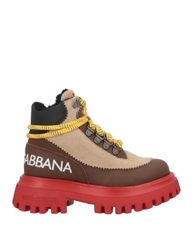 Dolce & Gabbana Babies'  Toddler Boy Ankle Boots Sand Size 10c Calfskin