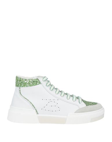 Tosca Blu Woman Sneakers Light Green Size 5 Leather, Synthetisches Material