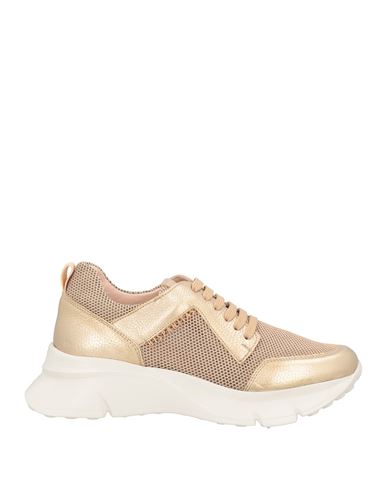 Hispanitas Woman Sneakers Gold Size 7 Textile Fibers