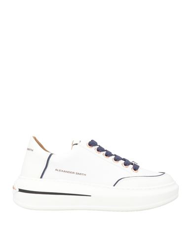 Alexander Smith Woman Sneakers White Size 9 Leather In Multi