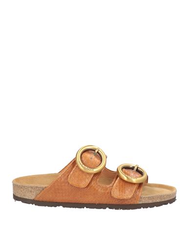 Maliparmi Malìparmi Woman Sandals Tan Size 7 Leather In Brown