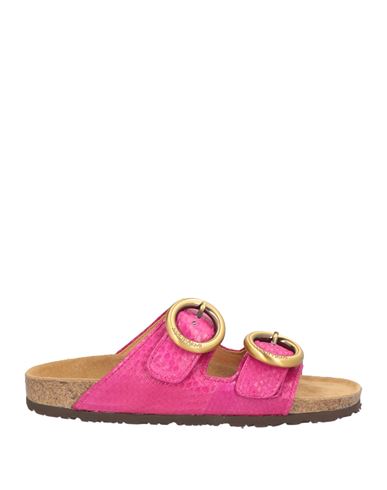 Maliparmi Malìparmi Woman Sandals Fuchsia Size 8 Leather In Pink
