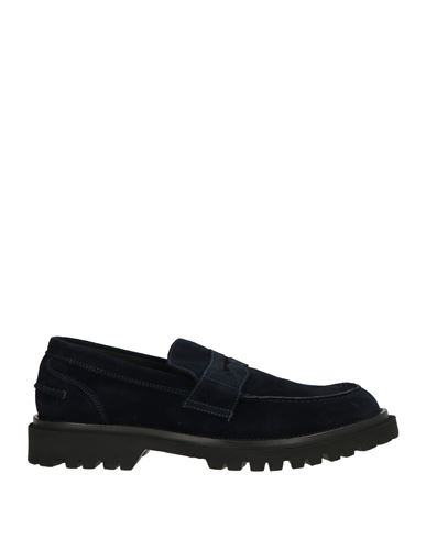 Antica Cuoieria Man Loafers Midnight Blue Size 11 Leather