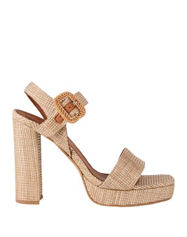 Sandalias Mujer Beige 39 Mujer