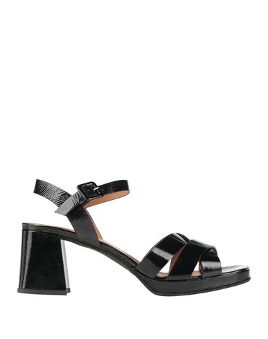 O'dan Li Woman Sandals Black Size 8 Leather