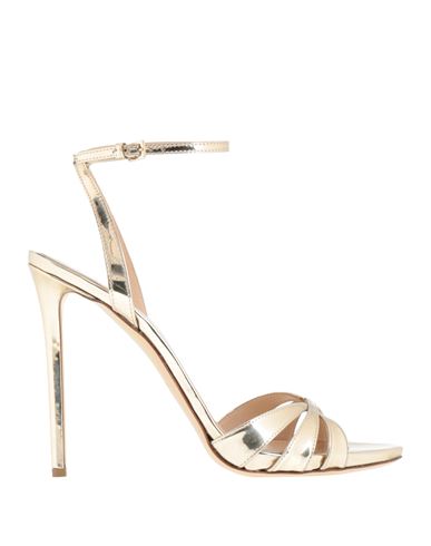 Ninalilou Woman Sandals Platinum Size 7 Leather In Neutral