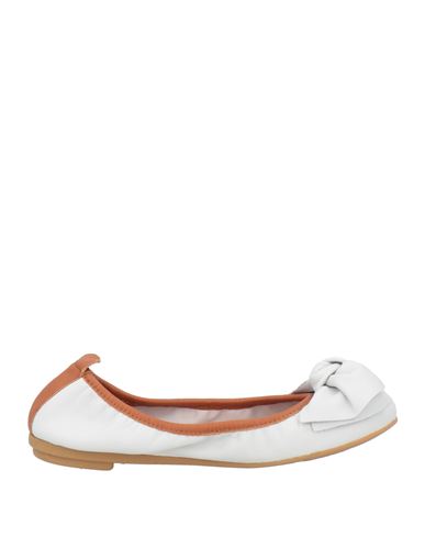 Ras Woman Ballet Flats White Size 6 Leather