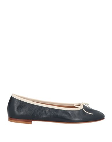 Mansur Gavriel Woman Ballet Flats Midnight Blue Size 7.5 Leather