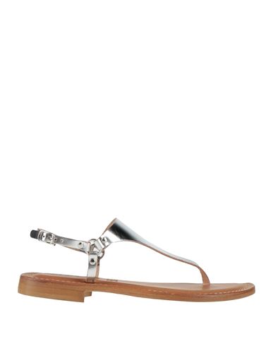 Sandalias de dedo Mujer Plata 34 Mujer