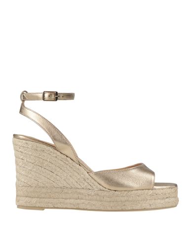 Castañer Espadrillas Mujer Oro 36,37 Mujer