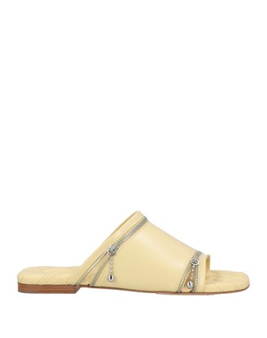 Sandalias Mujer Amarillo pastel 36 Mujer
