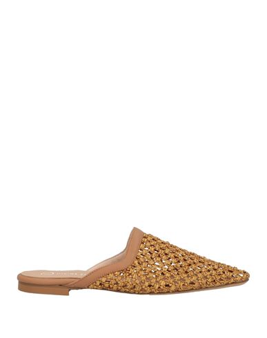 Mules & Zuecos Mujer Camel 36,37,38,39,40 Mujer