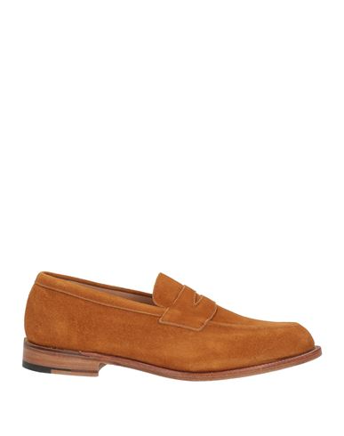 Tricker's Man Loafers Camel Size 10 Leather In Brown