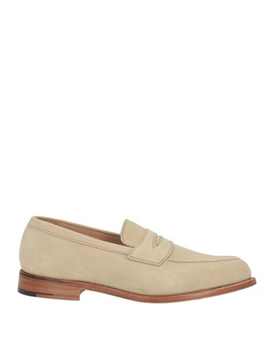 Tricker's Man Loafers Ivory Size 9.5 Leather In Nude