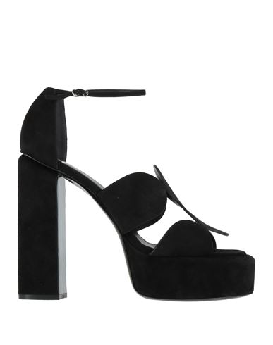 Pierre Hardy Woman Sandals Black Size 10.5 Leather