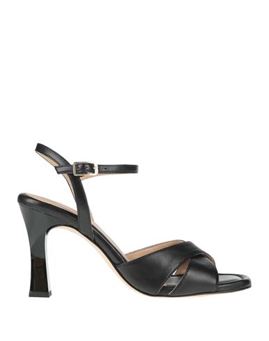 Unisa Woman Sandals Black Size 11 Leather